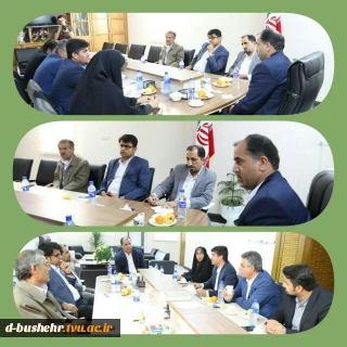 جلسه ریاست دانشگاه فنی و حرفه ای استان بوشهر با نماینده کنگان و عسلویه و فرماندار کنگان پیرامون راه اندازی آموزشکده فنی کنگان