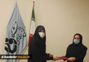 مراسم معارفه معاون فرهنگی و دانشجویی آموزشکده فنی و حرفه ای دختران بوشهر برگزار شد 2