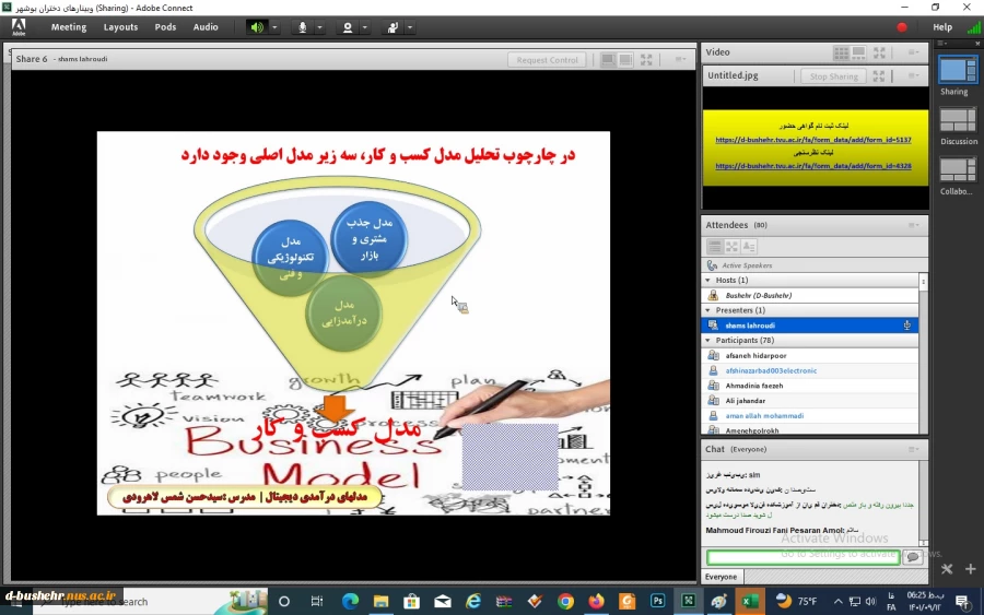 به مناسبت گرامیداشت هفته جهانی کارآفرینی وبینار آموزشی مدل های درآمدی دیجیتال برگزار شد 6
