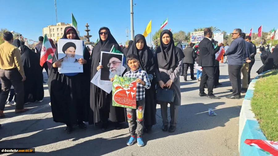 شرکت دانشگاهیان دانشگاه ملی مهارت استان بوشهر در راهپیمایی ۲۲ بهمن 4