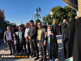 شرکت دانشگاهیان دانشگاه ملی مهارت استان بوشهر در راهپیمایی ۲۲ بهمن 6