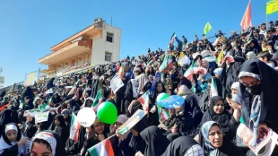 شرکت دانشگاهیان دانشگاه ملی مهارت استان بوشهر در راهپیمایی ۲۲ بهمن 7