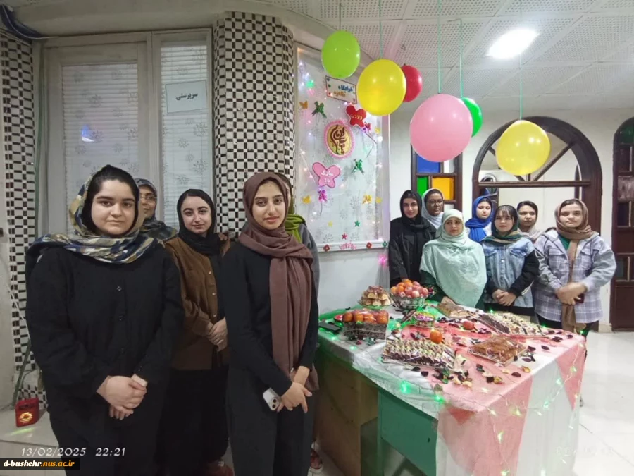 برگزاری جشن میلاد امام زمان (عج) در آموزشکده ملی مهارت دختران بوشهر 2