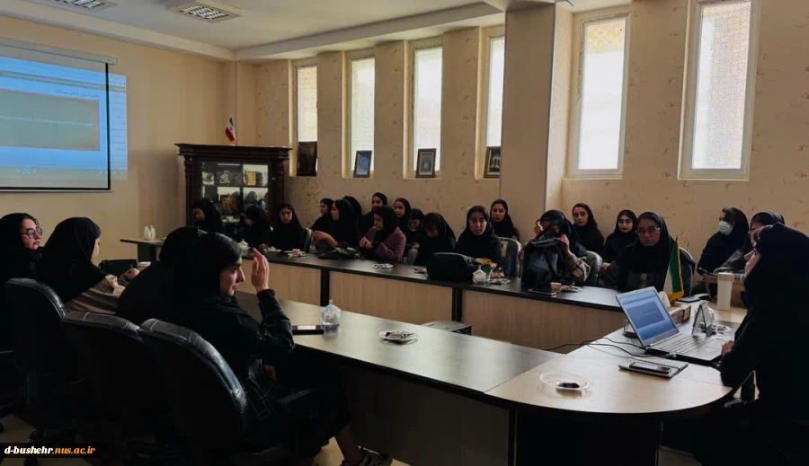 برگزاری جلسه توجیهی کارآموزی و پروژه پایانی دانشجویان گروه آموزشی ساختمان و معماری در آموزشکده ملی مهارت دختران بوشهر 2