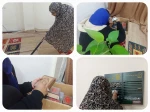 غبارروبی نمازخانه خوابگاه طاهره آموزشکده ملی مهارت الزهرا(س) بوشهر در آستانه حلول ماه مبارک رمضان 2