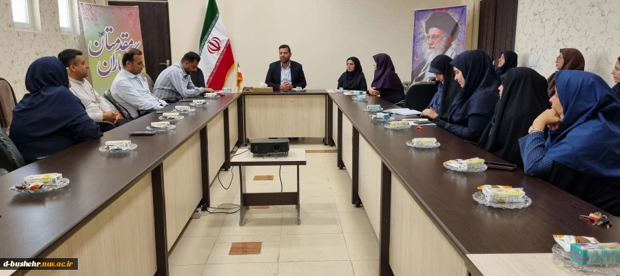 دیدار نوروزی رئیس دانشگاه ملی مهارت واحد استانی بوشهر با کارکنان آموزشکده ملی مهارت دختران بوشهر 6