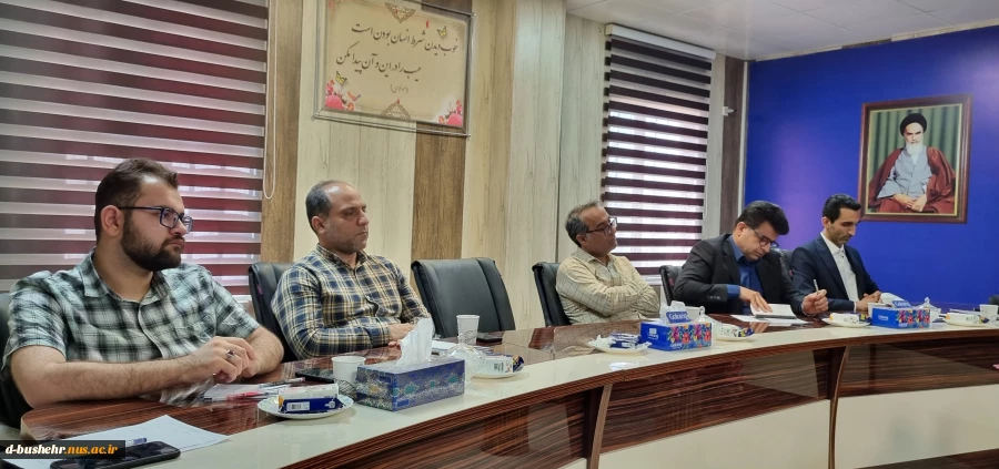 به میزبانی آموزشکده ملی مهارت امام خامنه ای بوشهر و با حضور رئیس دانشگاه ملی مهارت واحد استانی بوشهر انجام شد:
اولین نشست شورای فرهنگی دانشگاه ملی مهارت استان بوشهر 8