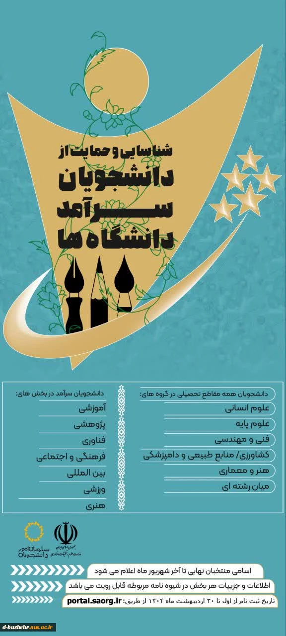جشنواره شناسایی و حمایت از دانشجویان سرآمد دانشگاه ملی مهارت 4