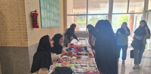 برپایی بازارچه تولیدات دانشجویی در آموزشکده ملی مهارت دختران بوشهر 3
