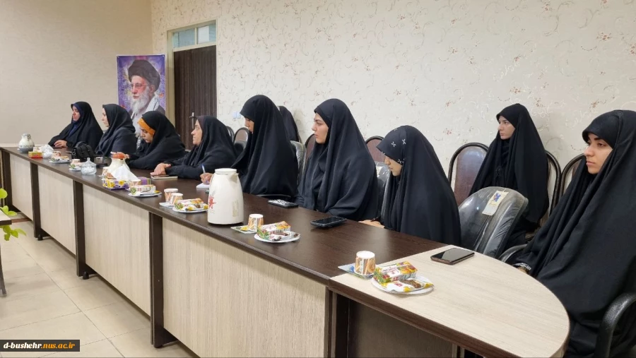 برگزاری مراسم معارفه مسئول هیئت مذهبی دانشجویی حضرت رقیه(س) آموزشکده ملی مهارت دختران بوشهر 3