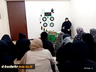برگزاری مراسم شهادت امام جواد(ع) در نمازخانه خوابگاه طاهره آموزشکده ملی مهارت دختران بوشهر 3