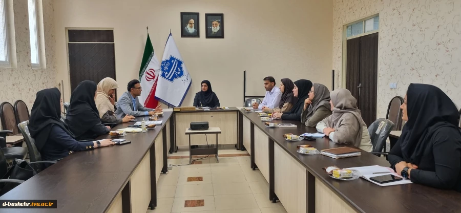آموزشکده دختران بوشهر میزبان جلسه کمیته منتخب آموزشی با محوریت برنامه های سال تحصیلی جدید 4