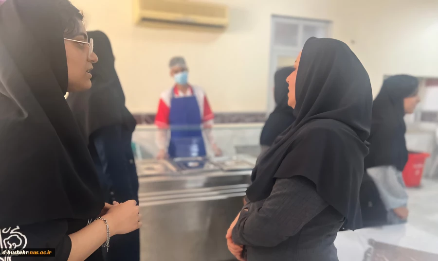 بازدید رئیس آموزشکده ملی مهارت دختران بوشهر از سلف‌سرویس و خوابگاه؛ بررسی مشکلات و شنیدن نظرات دانشجویان 3