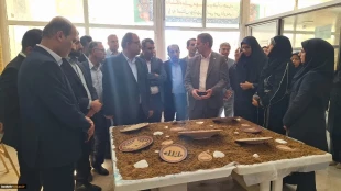 بازدید رئیس دانشگاه ملی مهارت کشور از نمایشگاه دستاوردهای دانشجویی آموزشکده‌های استان بوشهر 2
