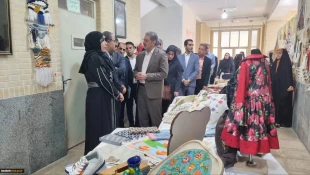 بازدید رئیس دانشگاه ملی مهارت کشور از نمایشگاه دستاوردهای دانشجویی آموزشکده‌های استان بوشهر 3