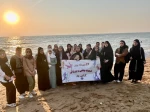 دانشجویان آموزشکده دختران بوشهر در برنامه پیاده‌روی به مقصد پارک ساحلی هلیله شهرستان بوشهر شرکت کردند 2