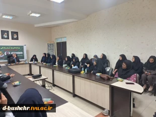 برگزاری نشست «نقش قرآن در زندگی» در آموزشکده ملی مهارت دختران بوشهر 10