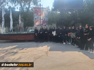 بازدید علمی دانشجویان رشته حسابداری آموزشکده دختران بوشهر از صنایع دریایی ایران (صدرا) 5