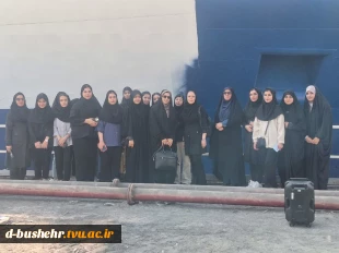 بازدید علمی دانشجویان رشته حسابداری آموزشکده دختران بوشهر از صنایع دریایی ایران (صدرا) 8