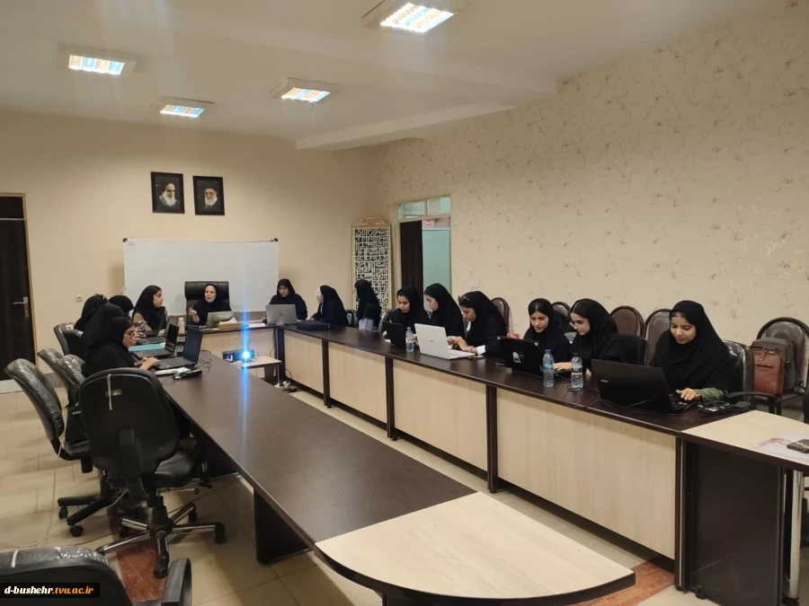 برگزاری کارگاه آموزشی «تحلیل صورت‌های مالی با محوریت محاسبه نسبت‌های مالی» در آموزشکده ملی مهارت دختران بوشهر 2