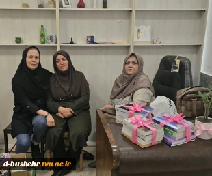 بازدید و فعالیت‌ انجمن علمی رشته حسابداری به مناسبت هفته کتاب، کتابخوانی و کتابدار در کتابخانه آموزشکده ملی مهارت دختران بوشهر 5