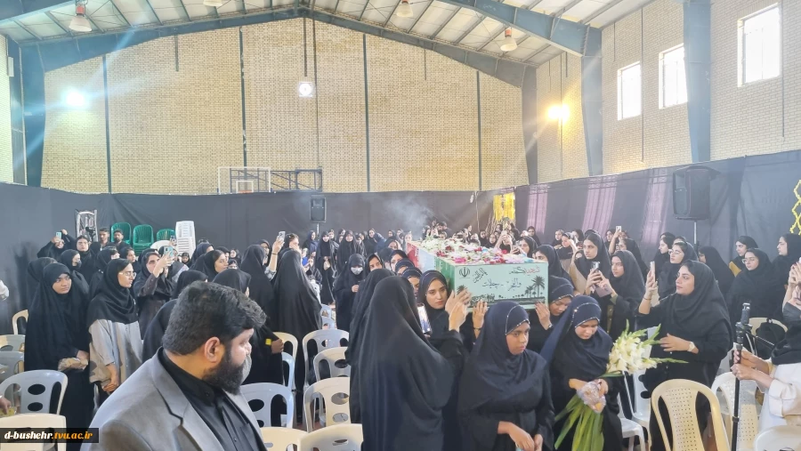 برگزاری یادواره شهدا همزمان با سالروز شهادت حضرت زهرا(س) در آموزشکده دختران بوشهر 8