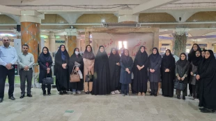 تجدید میثاق دانشگاهیان آموزشکده ملی مهارت دختران بوشهر با آرمان‌های شهدا و بانوی دو عالم در هفته بسیج 2