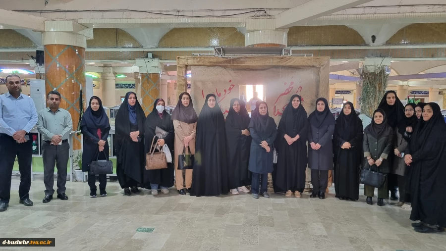 تجدید میثاق دانشگاهیان آموزشکده ملی مهارت دختران بوشهر با آرمان‌های شهدا و بانوی دو عالم در هفته بسیج 3