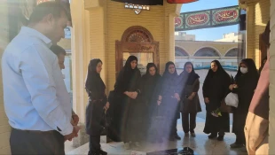 تجدید میثاق دانشگاهیان آموزشکده ملی مهارت دختران بوشهر با آرمان‌های شهدا و بانوی دو عالم در هفته بسیج 4