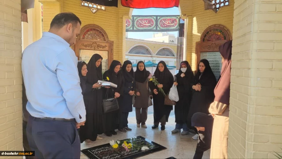 تجدید میثاق دانشگاهیان آموزشکده ملی مهارت دختران بوشهر با آرمان‌های شهدا و بانوی دو عالم در هفته بسیج 9