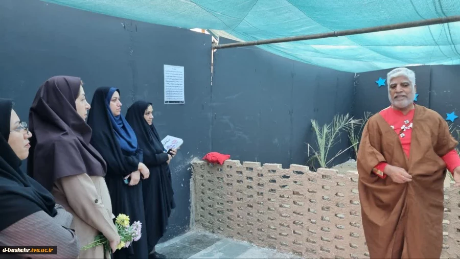 تجدید میثاق دانشگاهیان آموزشکده ملی مهارت دختران بوشهر با آرمان‌های شهدا و بانوی دو عالم در هفته بسیج 13