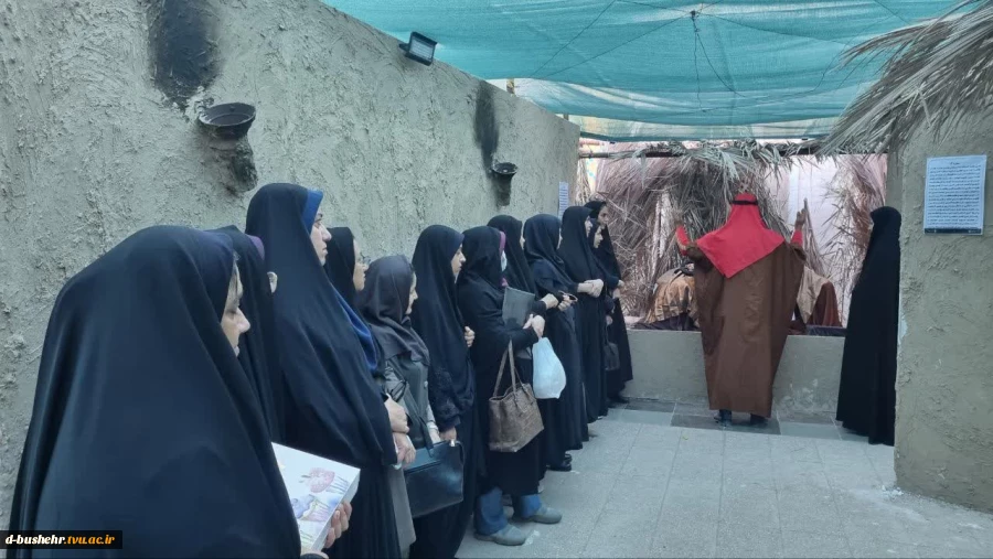 تجدید میثاق دانشگاهیان آموزشکده ملی مهارت دختران بوشهر با آرمان‌های شهدا و بانوی دو عالم در هفته بسیج 18