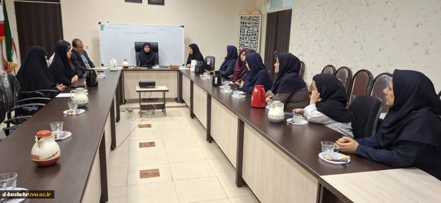 نشست فرهنگی «ابعاد شخصیتی حضرت زهرا(س)» در آموزشکده ملی مهارت دختران بوشهر برگزار شد 5