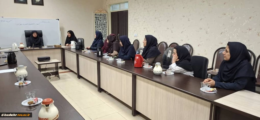 نشست فرهنگی «ابعاد شخصیتی حضرت زهرا(س)» در آموزشکده ملی مهارت دختران بوشهر برگزار شد 6