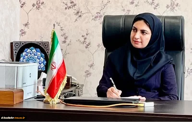 پیام رئیس آموزشکده ملی مهارت دختران بوشهر به مناسبت روز دانشجو 2