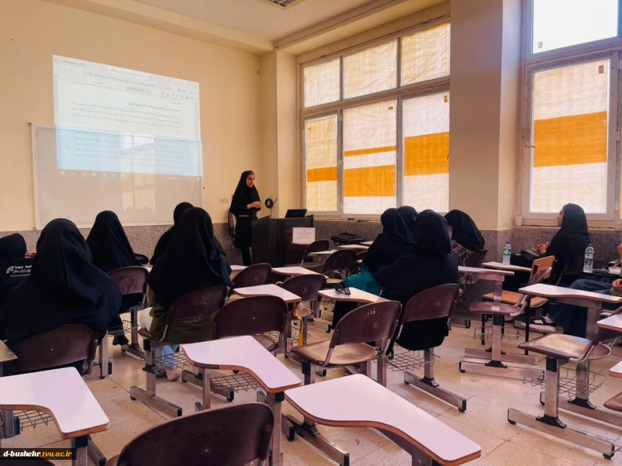 برگزاری کارگاه آموزشی آشنایی با ویروس ایدز در آموزشکده ملی مهارت دختران بوشهر 5
