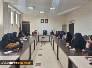 برگزاری جلسه پرسش و پاسخ نمایندگان تشکل‌ها و انجمن‌ها با مسئولان با حضور رئیس آموزشکده ملی مهارت دختران بوشهر 3