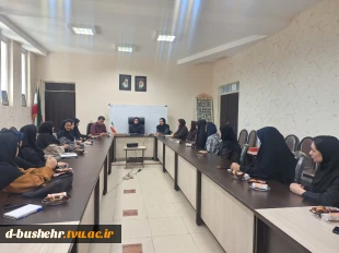 برگزاری جلسه پرسش و پاسخ نمایندگان تشکل‌ها و انجمن‌ها با مسئولان با حضور رئیس آموزشکده ملی مهارت دختران بوشهر 4