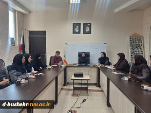 برگزاری جلسه پرسش و پاسخ نمایندگان تشکل‌ها و انجمن‌ها با مسئولان با حضور رئیس آموزشکده ملی مهارت دختران بوشهر 5