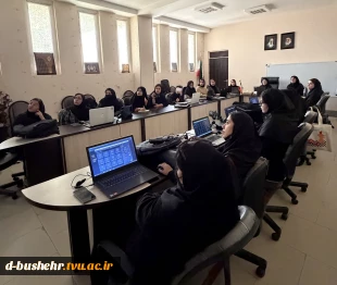 برگزاری کارگاه آموزش مقدماتی طراحی شیت با فتوشاپ در آموزشکده ملی مهارت دختران الزهرا(س) بوشهر 2