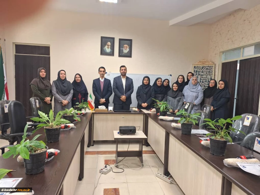 برگزاری مراسم تجلیل از بانوان همکار آموزشکده ملی مهارت دختران بوشهر به مناسبت روز زن و شب یلدا 8