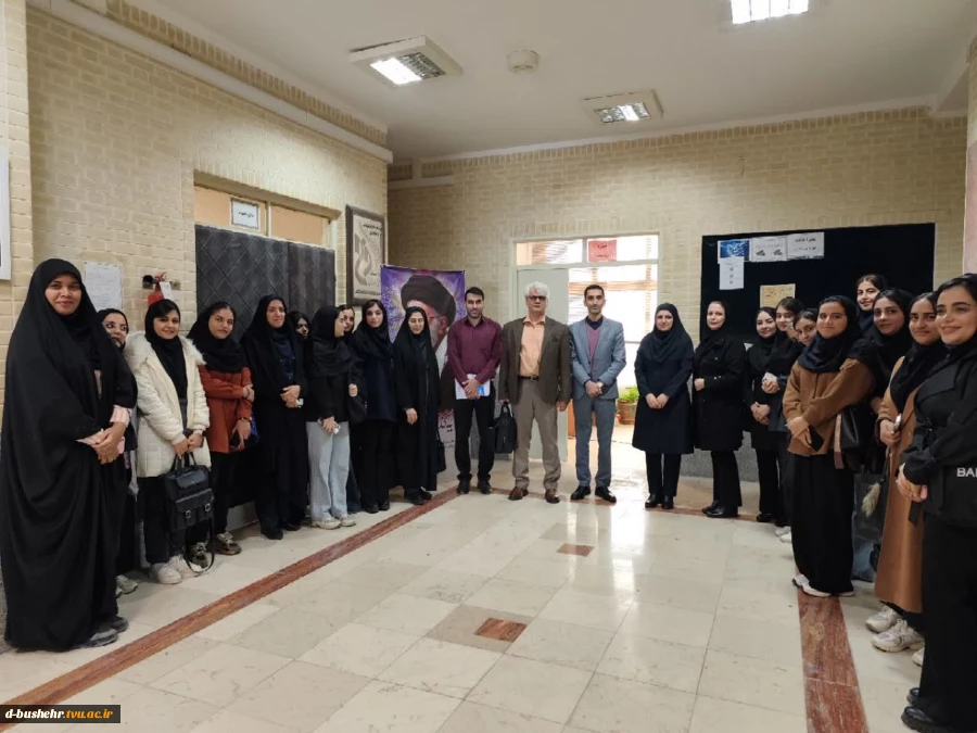 کرسی هم‌اندیشی دانشجویی «پژوهش، مسیر رشد و تحول» در آموزشکده ملی مهارت دختران بوشهر برگزار شد 2