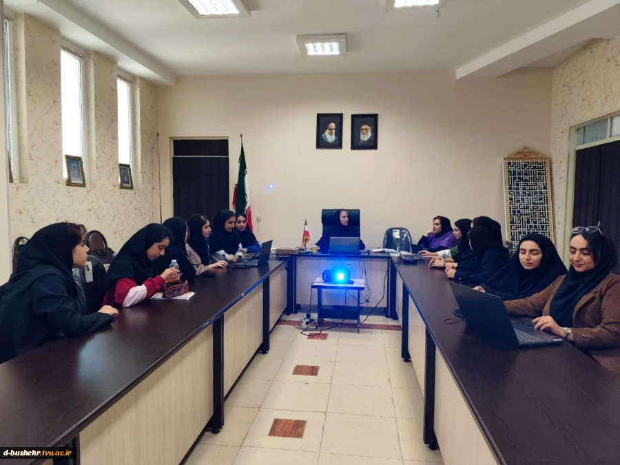 برگزاری سمینار «هوش مصنوعی در حسابداری؛ از پژوهش دانشگاهی تا کاربرد عملی» در آموزشکده ملی مهارت دختران بوشهر 3