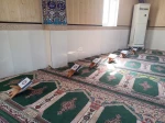 غبارروبی مسجد آموزشکده ملی مهارت پسران بوشهر در آستانه ماه مبارک رمضان 3