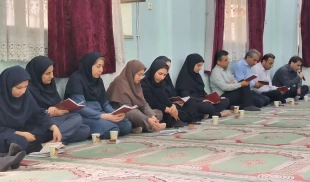 برگزاری مراسم قرائت دعای زیارت عاشورا در آموزشکده ملی مهارت دختران بوشهر 2