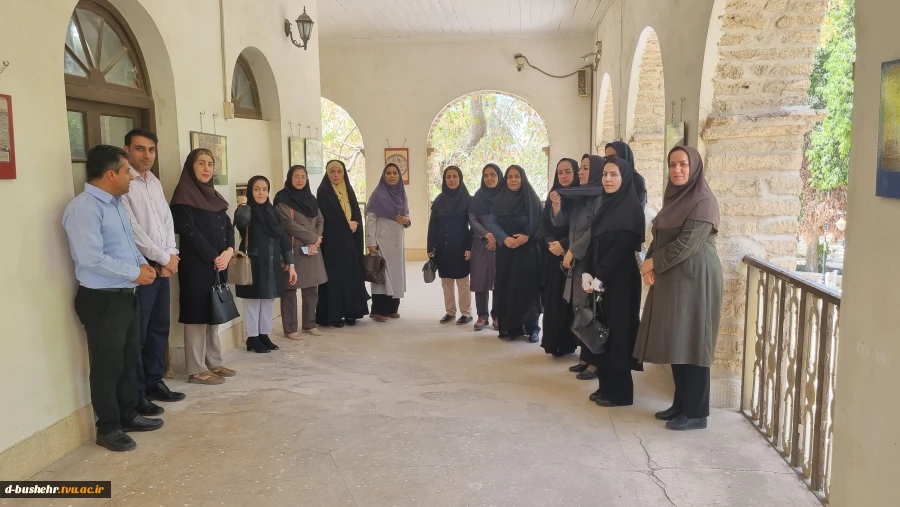 بازدید کارکنان آموزشکده ملی مهارت دختران بوشهر از مرکز اسناد و کتابخانه ملی استان بوشهر 2