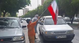 برپایی ایستگاه صلواتی دومین سالگرد شهادت آیت‌الله رئیسی در آموزشکده دختران بوشهر 3