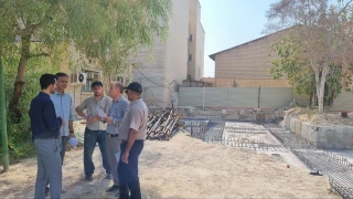 بازدید معاون اداری و مالی و مدیریت منابع دانشگاه ملی مهارت واحد استانی بوشهر از پروژه‌های عمرانی آموزشکده دختران بوشهر؛ بررسی روند پیشرفت زیرساخت‌ها